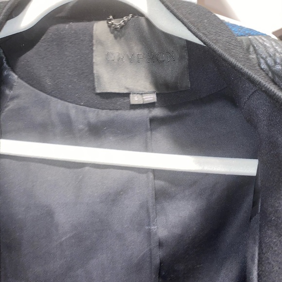 GRYPHON
Genuine leather/Wool Printed #jacket #coat #varsity #bomber - Picture 5 of 6